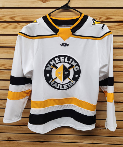 2024/2025 Wheeling Nailers Yellow/White Replica Home Jersey