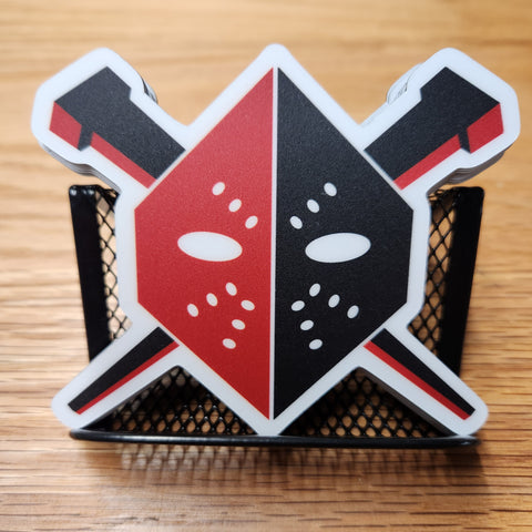 Wheeling Nailers Red Mask Logo Magnet