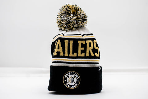 Wheeling Nailers Zephyr Cuff/Pom Vegas Circle Beanie