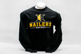 Wheeling Nailers Black Crew Neck Sweatshirt