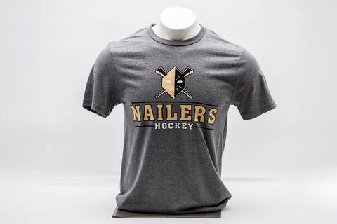 Wheeling Nailers Slate Grey T-Shirt