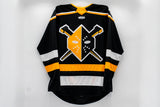 2024/2025 Wheeling Nailers Yellow/Black Replica Away Jersey