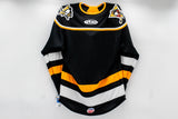 2024/2025 Wheeling Nailers Yellow/Black Replica Away Jersey