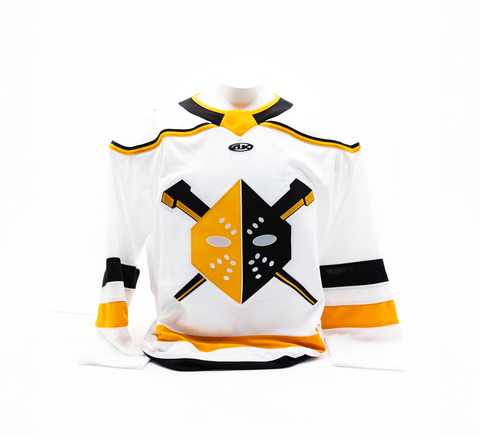 2025/2026 Wheeling Nailers Yellow/White Replica Home Jersey